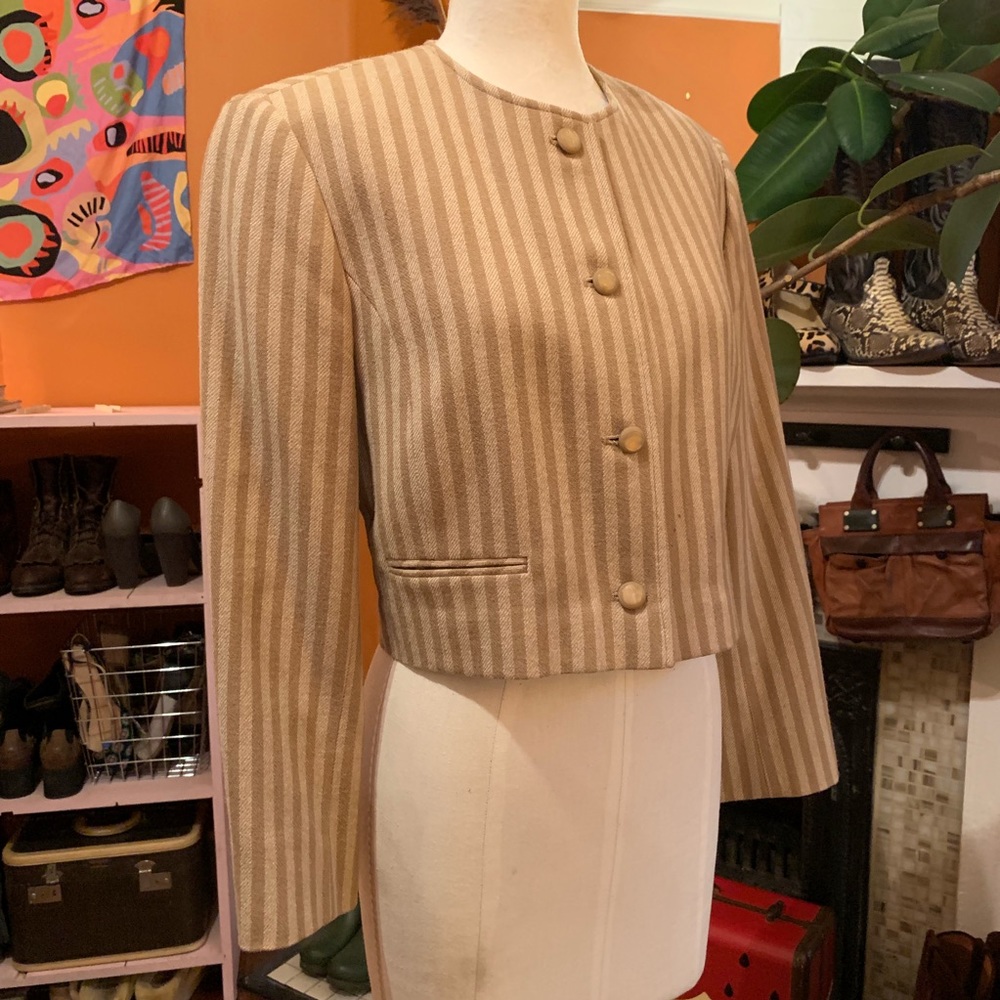Vintage Pendleton Wool Cropped Blazer